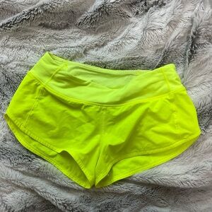 Lululemon speed up shorts size 4